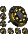 ÇOK SATAN 4lü Solar Panelli Kazıklı Zemin Solar Ledi 8+4 Led Gün Işığı