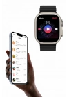 ÇOK SATAN 49mm Akıllı Saat Amoled Ekranlı Kadın Erkek Kol Saati Plastik Kordon
