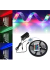ÇOK SATAN 5 Metre Rgb Şerit Led Seti-iç Ve Dış Mekan Silikonlu-tak Çalıştır