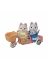 ÇOK SATAN 5637 Sylvanian Families Tandem Bisiklet ve Haskiler +3 yaş