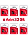 ÇOK SATAN 6 Adet Ultrahız 32gb Micro Sd Hafıza Kartı: Yüksek Performans Ve Geniş Depolama Kapasitesi