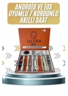 ÇOK SATAN 7 Kordonlu Akıllı Saat Plastik Kordon Hasır Kordon Çelik Kordon