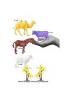 ÇOK SATAN 706 Toy Play 6 Parça Çiftlik Hayvanları Figür Seti 12-13 cm