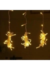 ÇOK SATAN 8 Fonksiyonlu 200 Led 10 Saçak Şerit Led 2x2 Perde İp Led  (Gün Işığı)