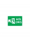 ® Acil Çıkış Uyarı Levhasi 25x35 KOD: 947