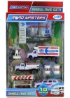 ÇOK SATAN Ağaçlı Metal Ambulans Seti Jp9103