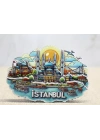 ÇOK SATAN Ahşap İstanbul Temalı Magnet Alk4598