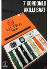 ÇOK SATAN Akıllı Saat 7 Kordonlu Metal,Plastik Ve Hasır Kordon Seçeneği