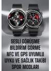 ÇOK SATAN Akıllı Saat GPS VE NFC Özelliği Sesli Görüşme Dokunmstik Ekran