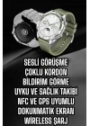 ÇOK SATAN Akıllı Saat Sesli Görüşme Titreşimli Nabız Sensörlü Spor Modları