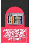 ÇOK SATAN Akıllı Saat Unisex Akıllı Saat Çoklu Kordon Seçeneği Çelik Kordon Plastik Kordon