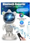 ÇOK SATAN Alüminyum Taşınabilir hoparlör Astronot Bluetooth Hoparlör - Projeksiyon, Gece Lambası, RGB LED, SD