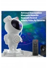 ÇOK SATAN Alüminyum Taşınabilir hoparlör Astronot Bluetooth Hoparlör - Projeksiyon, Gece Lambası, RGB LED, SD
