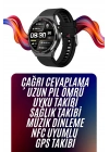 ÇOK SATAN Amoled Ekran Akıllı Saat Üç Kordonlu İOS Android Uyumlu