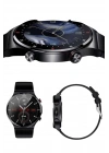 ÇOK SATAN Amoled Ekran Metal Deri Silikon Kordonlu Uyku ve Sağlık Takibi