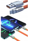 ÇOK SATAN Android ve İOS Uyumlu 180 Derece Type-c Şarj Kablosu