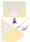 ÇOK SATAN Android ve İOS Uyumlu Bluetooth Klavye Touchpad Slim Kablosuz Wifi Q Klavye