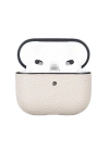 ÇOK SATAN Apple AirPods 3.nesil Uyumlu Deri Kılıf Juni ERC3 Bej