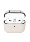 ÇOK SATAN Apple AirPods 3.nesil Uyumlu Deri Kılıf Juni ERC3 Bej