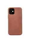 ÇOK SATAN Apple iPhone 12 mini Uyumlu Deri Arka Kapak ROCK RST2EF Taba