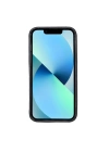 ÇOK SATAN Apple iPhone 13 Pro Uyumlu Deri Arka Kapak ROCK RST1 Siyah