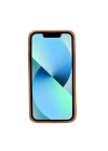 ÇOK SATAN Apple iPhone 13 Uyumlu Deri Arka Kapak ROCK RST2EF Taba