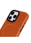 ÇOK SATAN Apple iPhone 16 Pro Max uyumlu, Hakiki Deri, El Yapımı Kılıf, Gölgeli Taba