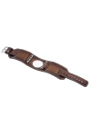 ÇOK SATAN Apple Watch Uyumlu Deri Kordon 38-40-41mm Cuff Taba