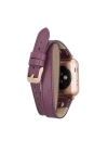 ÇOK SATAN Apple Watch Uyumlu Deri Kordon 38-40-41mm DT Slim CZ7