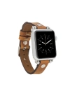 ÇOK SATAN Apple Watch Uyumlu Deri Kordon 38-40-41mm Ferro ST G19