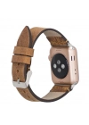 ÇOK SATAN Apple Watch Uyumlu Deri Kordon 38-40-41mm G19-BA7 Taba