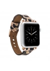 ÇOK SATAN Apple Watch Uyumlu Deri Kordon 38-40-41mm GT LE02N