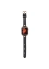 ÇOK SATAN Apple Watch Uyumlu Deri Kordon 38-40-41mm RT RST1 Siyah
