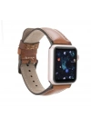 ÇOK SATAN Apple Watch Uyumlu Deri Kordon 38-40-41mm RTST2EF Taba