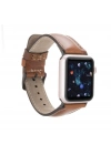 ÇOK SATAN Apple Watch Uyumlu Deri Kordon 38-40-41mm RTST2EF Taba
