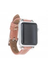 ÇOK SATAN Apple Watch Uyumlu Deri Kordon 38-40-41mm Slim G17