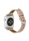 ÇOK SATAN Apple Watch Uyumlu Deri Kordon 38-40-41mm ST NU1 Pembe