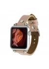 ÇOK SATAN Apple Watch Uyumlu Deri Kordon 38-40-41mm ST NU1 Pembe