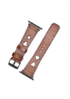ÇOK SATAN Apple Watch Uyumlu Deri Kordon 42-44-45mm Avesta RST2EF