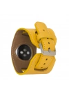 ÇOK SATAN Apple Watch Uyumlu Deri Kordon 42-44-45mm Cuff FL12