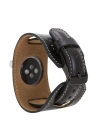 ÇOK SATAN Apple Watch Uyumlu Deri Kordon 42-44-45mm Cuff RST1
