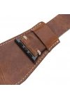 ÇOK SATAN Apple Watch Uyumlu Deri Kordon 42-44-45mm Cuff V18