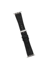 ÇOK SATAN Apple Watch Uyumlu Deri Kordon 42-44-45mm DE5 Siyah