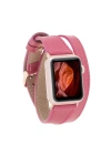 ÇOK SATAN Apple Watch Uyumlu Deri Kordon 42-44-45mm DT CP4