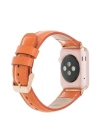 ÇOK SATAN Apple Watch Uyumlu Deri Kordon 42-44-45mm F5 Taba