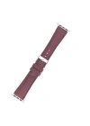 ÇOK SATAN Apple Watch Uyumlu Deri Kordon 42-44-45mm FL6 Bordo