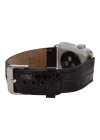 ÇOK SATAN Apple Watch Uyumlu Deri Kordon 42-44-45mm Kroko Siyah