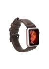 ÇOK SATAN Apple Watch Uyumlu Deri Kordon 42-44-45mm NM1-AS3 Kahve
