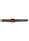 ÇOK SATAN Apple Watch Uyumlu Deri Kordon 42-44-45mm NM1-AS3 Kahve