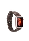 ÇOK SATAN Apple Watch Uyumlu Deri Kordon 42-44-45mm NM4-AS4 Kahve